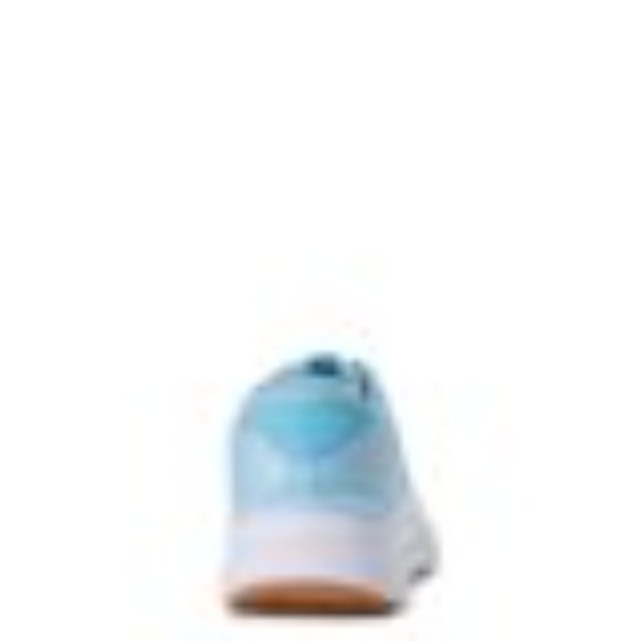 AVIA WOMEN'S SIZE 11 SHOES BLUE OR AQUA & WHITE MESH SNEAKERS LACE UP NWT - Picture 3 of 4